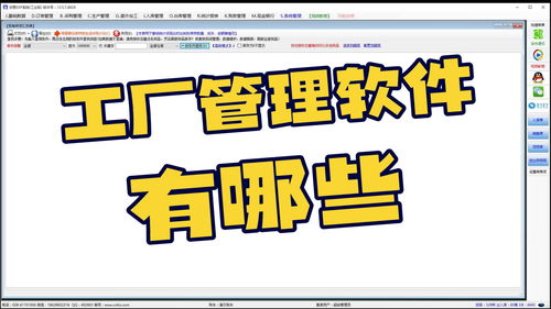 中小型加工廠管理系統(tǒng)軟件免費版本有哪些做得比較好用簡單的